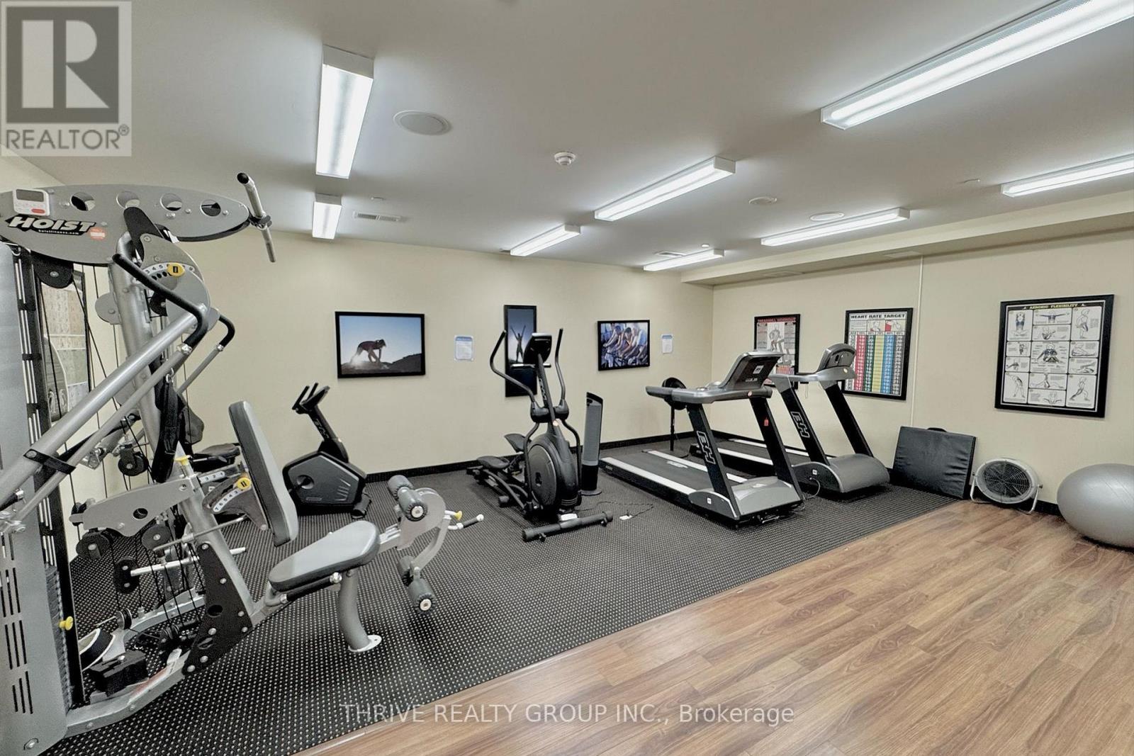 1206 - 1030 Coronation Drive, London North (North I), ON - Indoor Photo Showing Gym Room