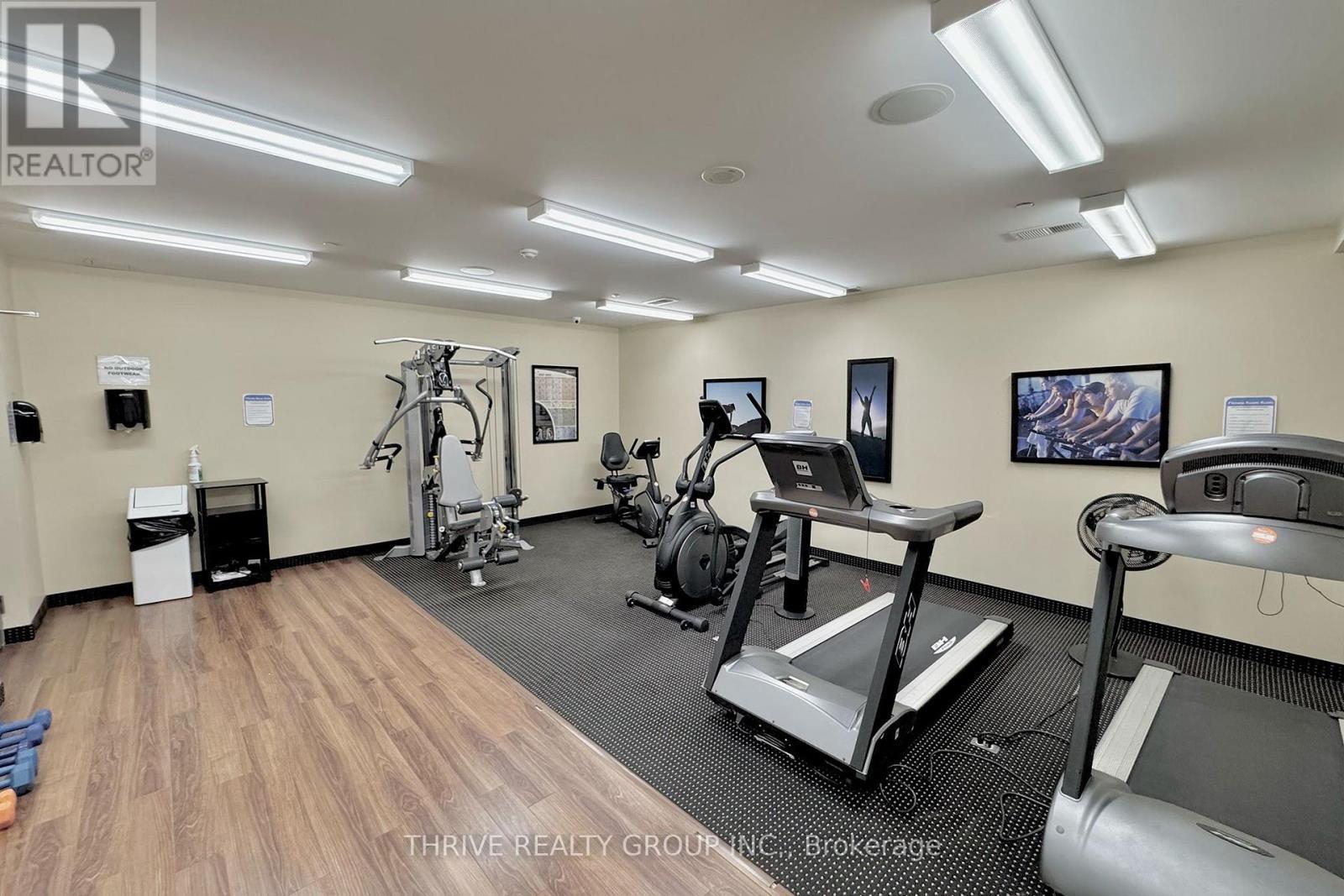 1206 - 1030 Coronation Drive, London North (North I), ON - Indoor Photo Showing Gym Room