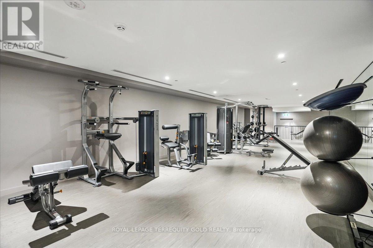 2003 - 195 Mccaul Street E, Toronto, ON - Indoor Photo Showing Gym Room