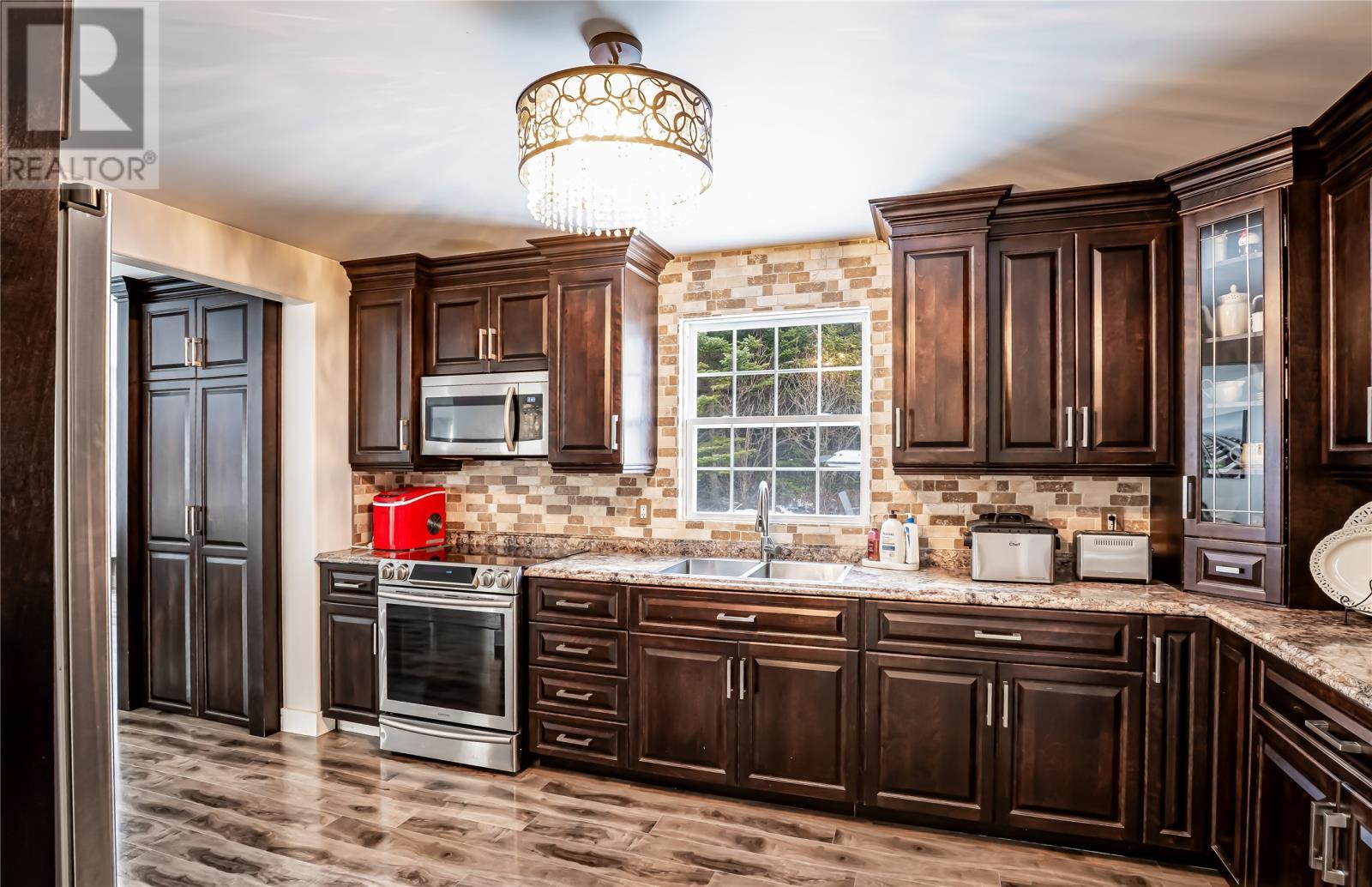 6 Pine Marsh Road, Conception Bay South, NL - Indoor Photo Showing Kitchen With Double Sink