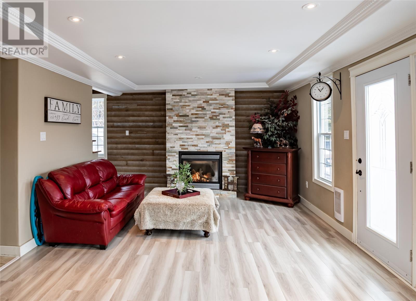 6 Pine Marsh Road, Conception Bay South, NL - Indoor Photo Showing Other Room With Fireplace