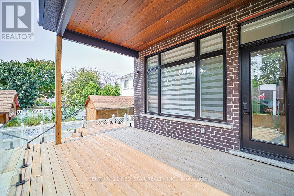 1 Frankwood Road, Toronto, ON - Outdoor With Deck Patio Veranda With Exterior