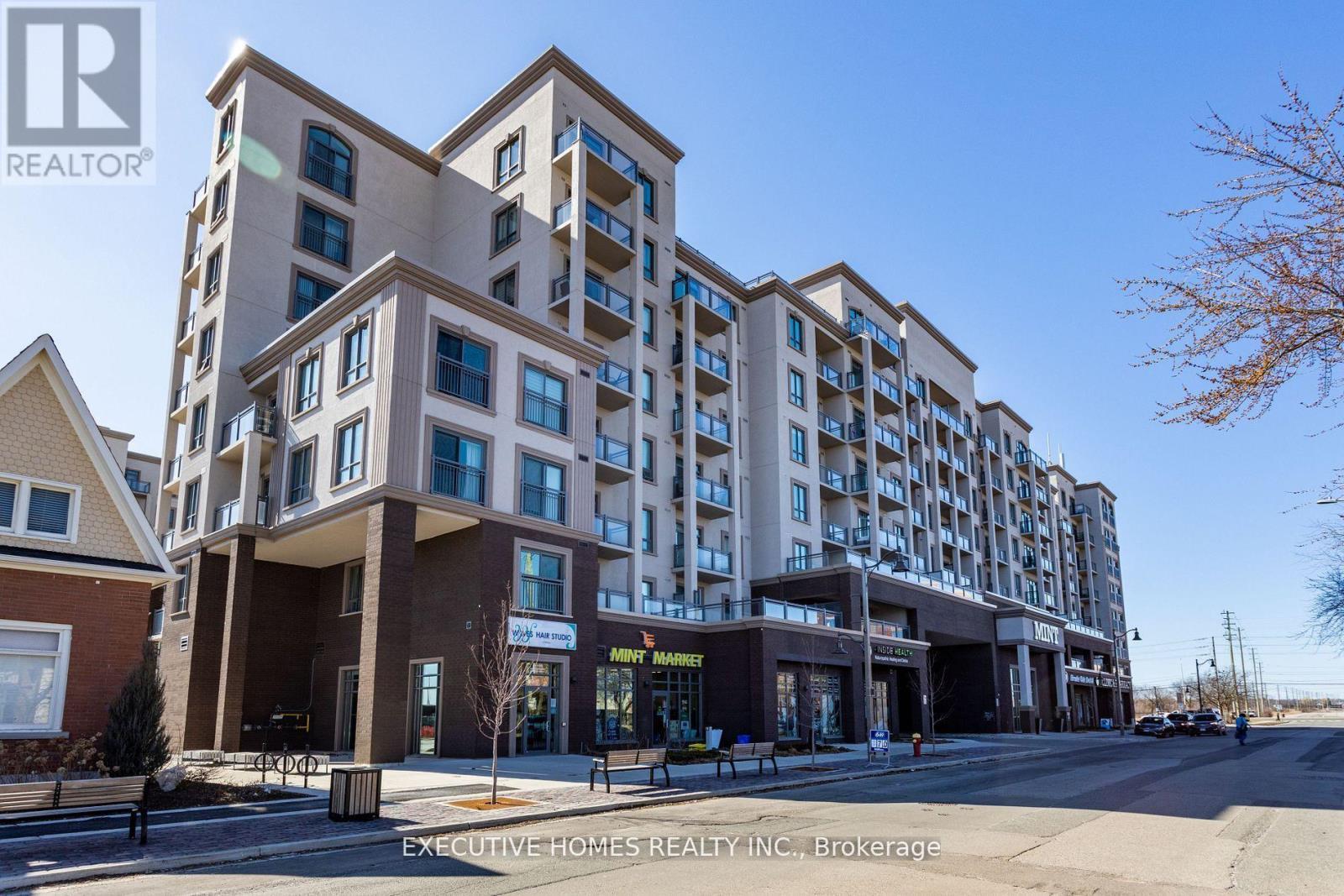 501 - 2486 Old Bronte Road, Oakville, ON - Outdoor With Balcony With Facade