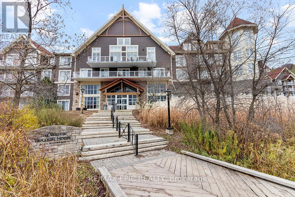 #252 - 220 Gord Canning Drive, Blue Mountains, ON - Outdoor With Balcony With Deck Patio Veranda With Facade