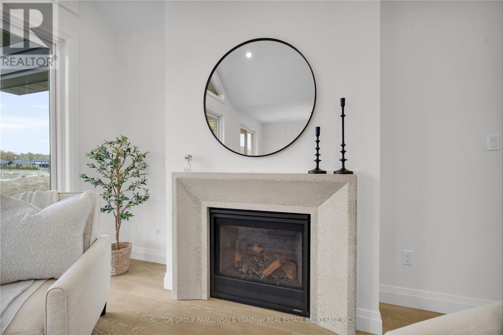 Lot #2 - 108 Timberwalk Trail, Middlesex Centre (Ilderton), ON - Indoor Photo Showing Living Room With Fireplace