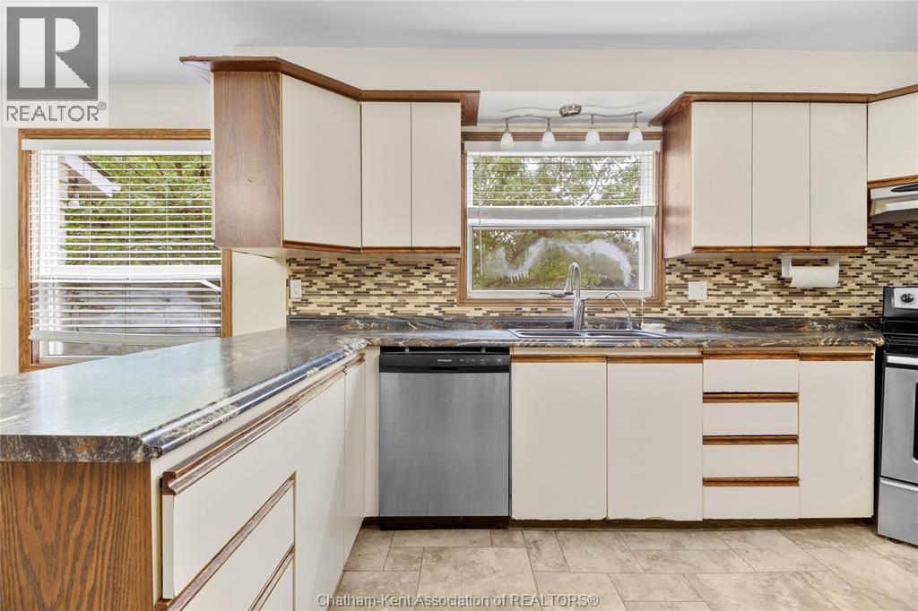 140 Little Street South, Blenheim, ON - Indoor Photo Showing Kitchen With Double Sink