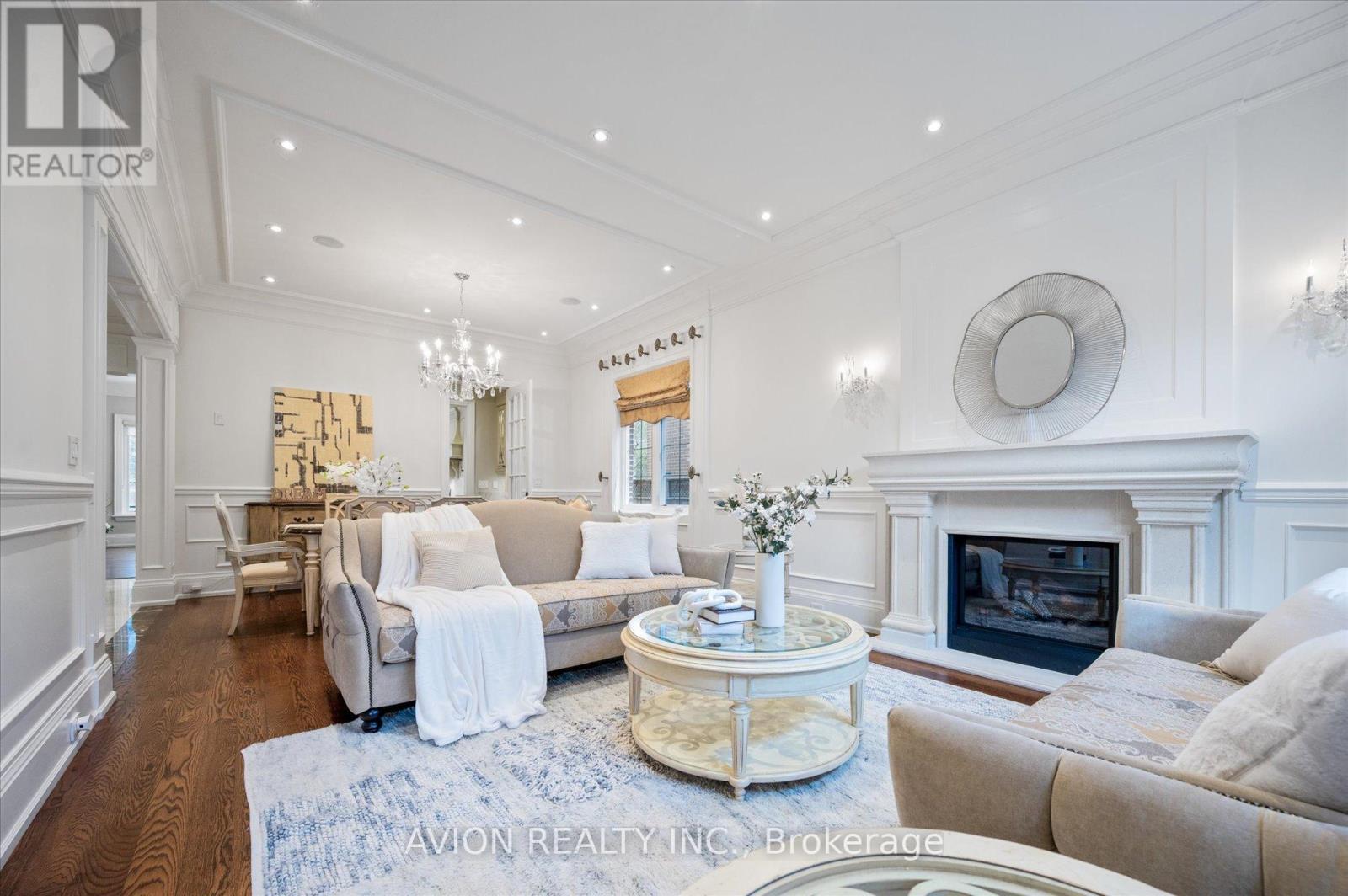 26 Danville Drive, Toronto, ON - Indoor Photo Showing Living Room With Fireplace