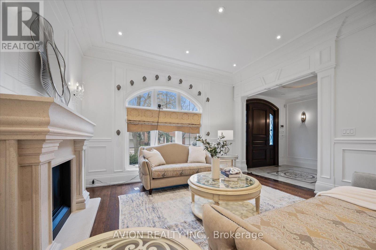 26 Danville Drive, Toronto, ON - Indoor Photo Showing Living Room With Fireplace
