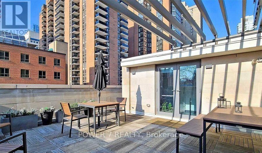 603 - 75 St Nicholas Street, Toronto, ON - Outdoor With Deck Patio Veranda