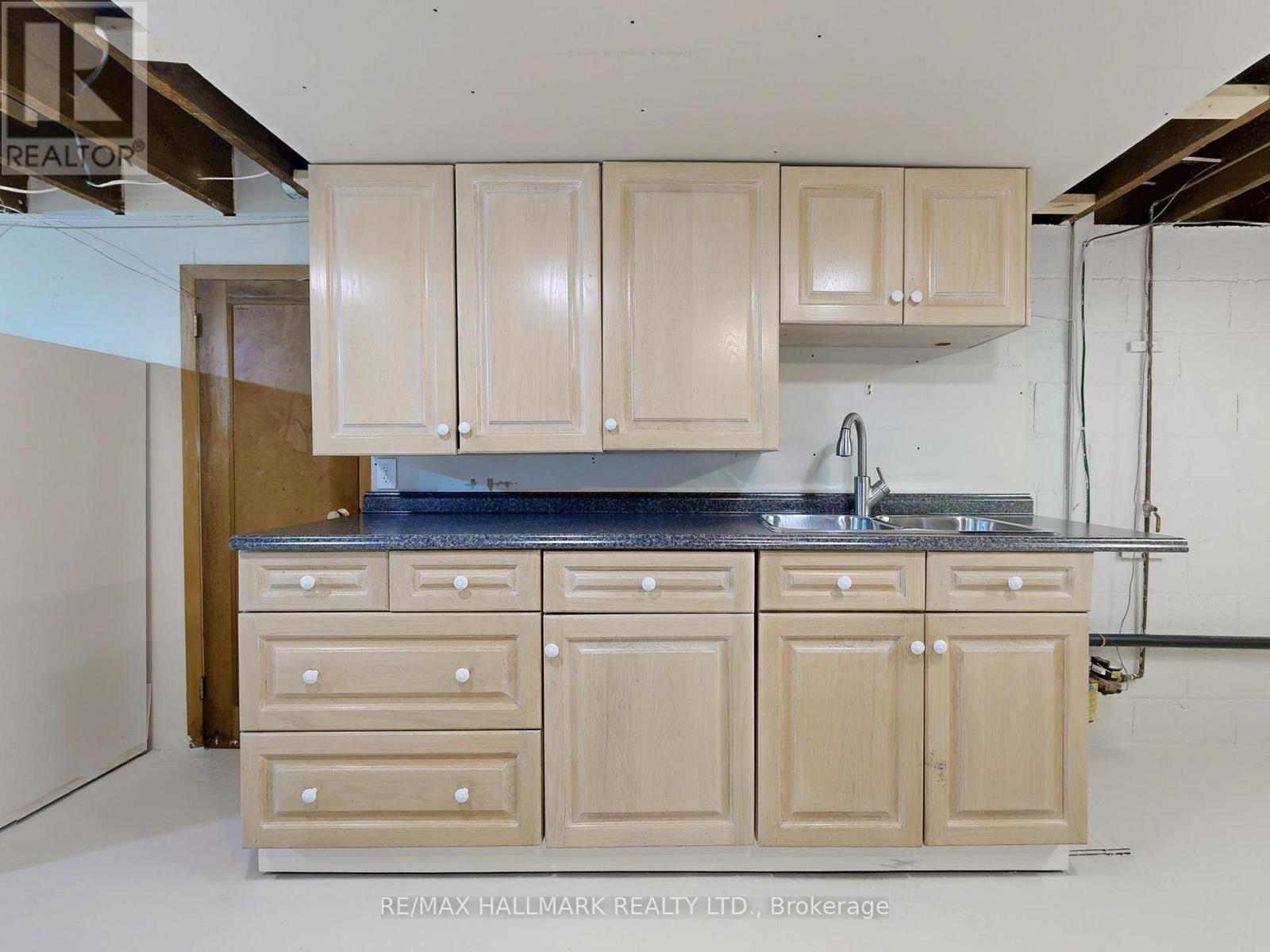 1 Andrew Avenue, Toronto, ON - Indoor Photo Showing Kitchen With Double Sink