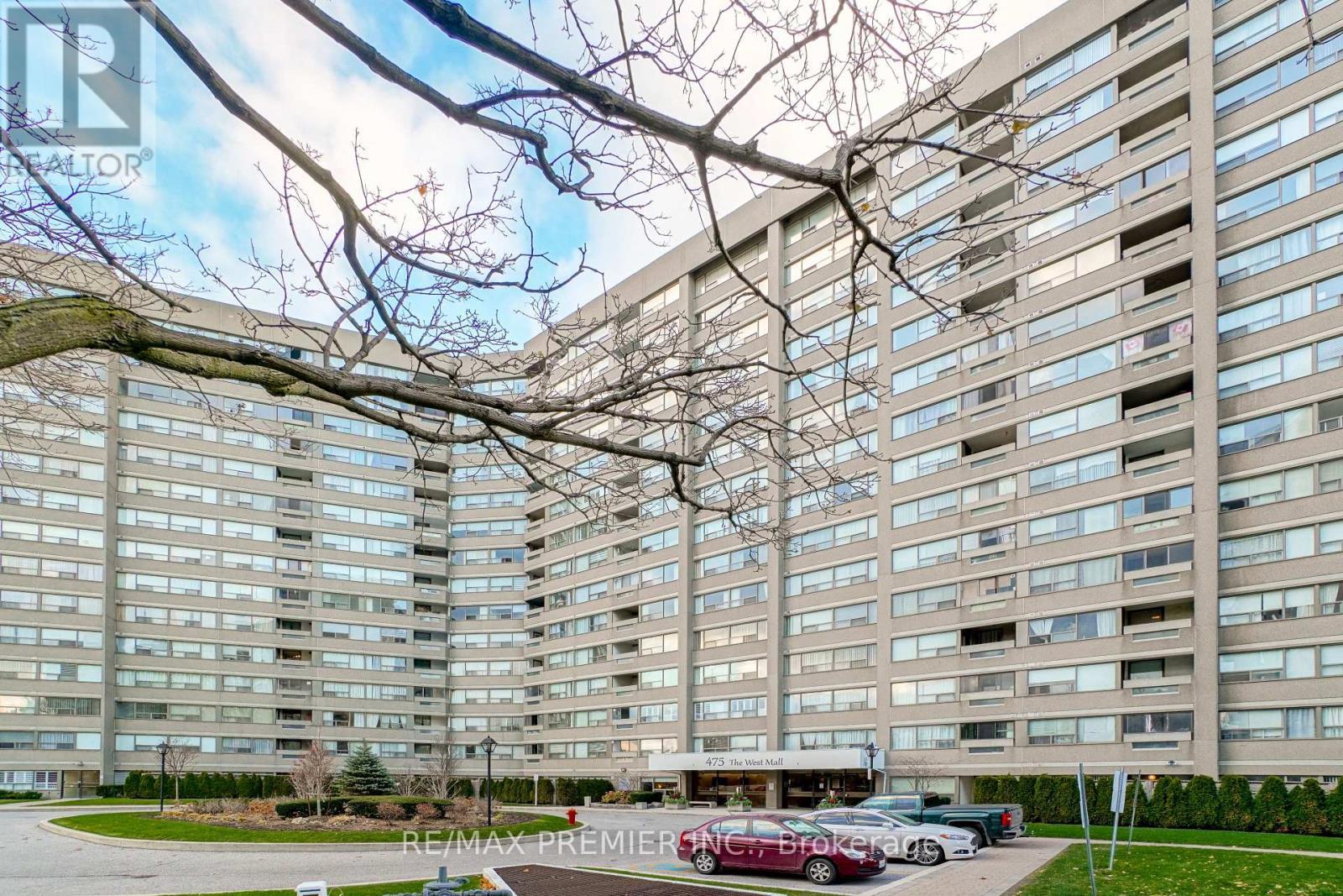 1602 - 475 The West Mall, Toronto, ON - Outdoor With Facade