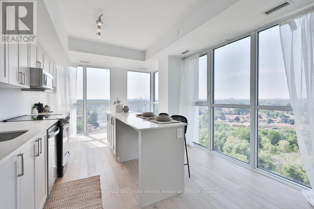 1207 - 1063 Douglas Mccurdy Common, Mississauga, ON - Indoor Photo Showing Kitchen With Upgraded Kitchen