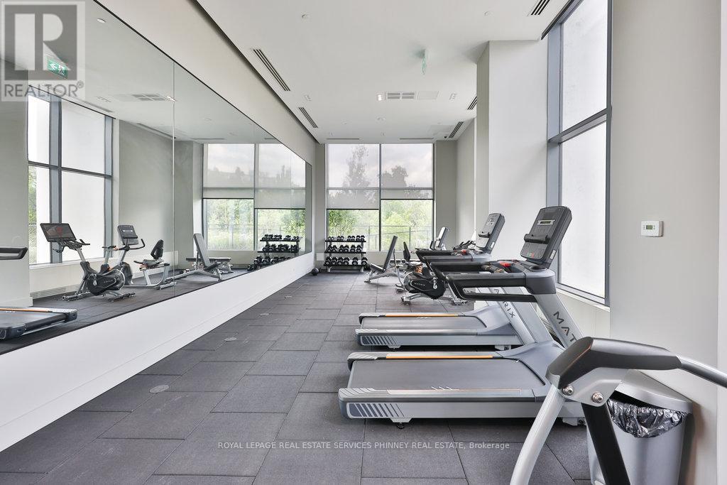 1207 - 1063 Douglas Mccurdy Common, Mississauga, ON - Indoor Photo Showing Gym Room
