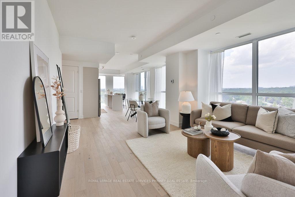 1207 - 1063 Douglas Mccurdy Common, Mississauga, ON - Indoor Photo Showing Living Room