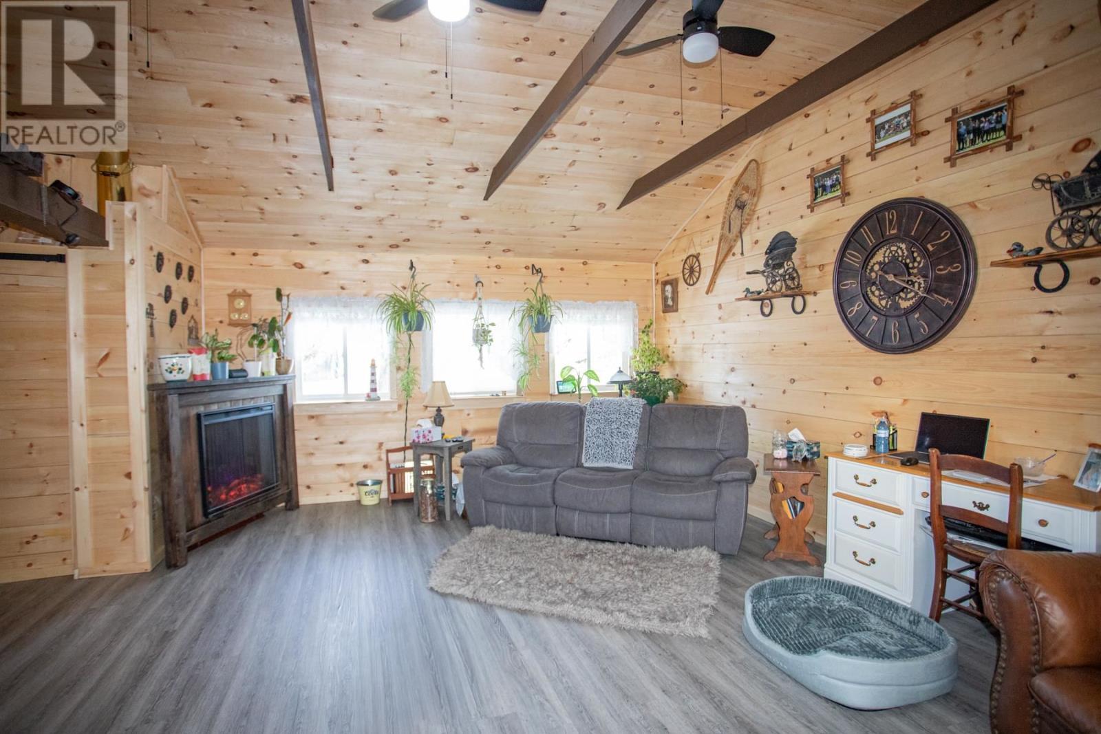8 Wildwood Dr, Heyden, ON - Indoor Photo Showing Living Room With Fireplace