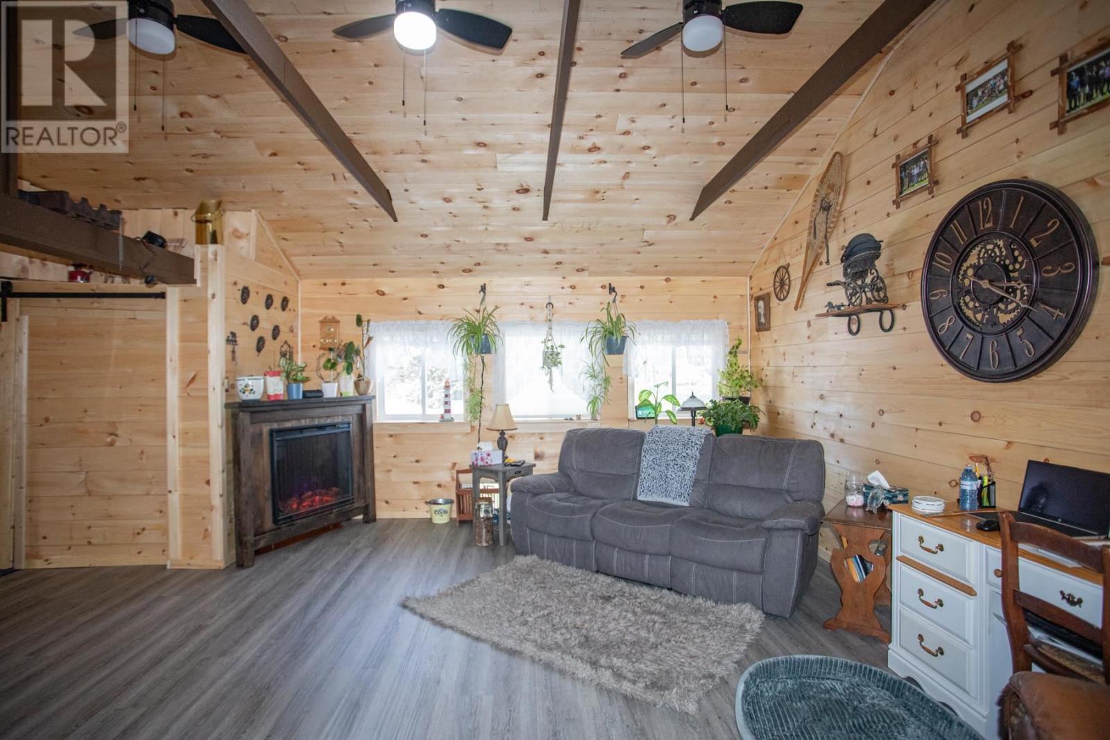 8 Wildwood Dr, Heyden, ON - Indoor Photo Showing Living Room With Fireplace