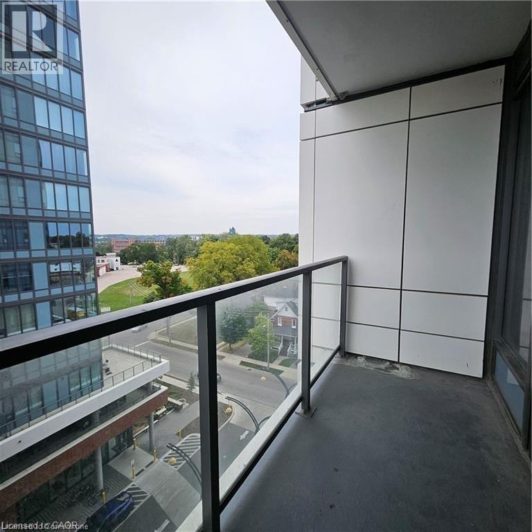 View of balcony - 5 Wellington Street S Unit# 703, Kitchener, ON - Outdoor With View With Exterior