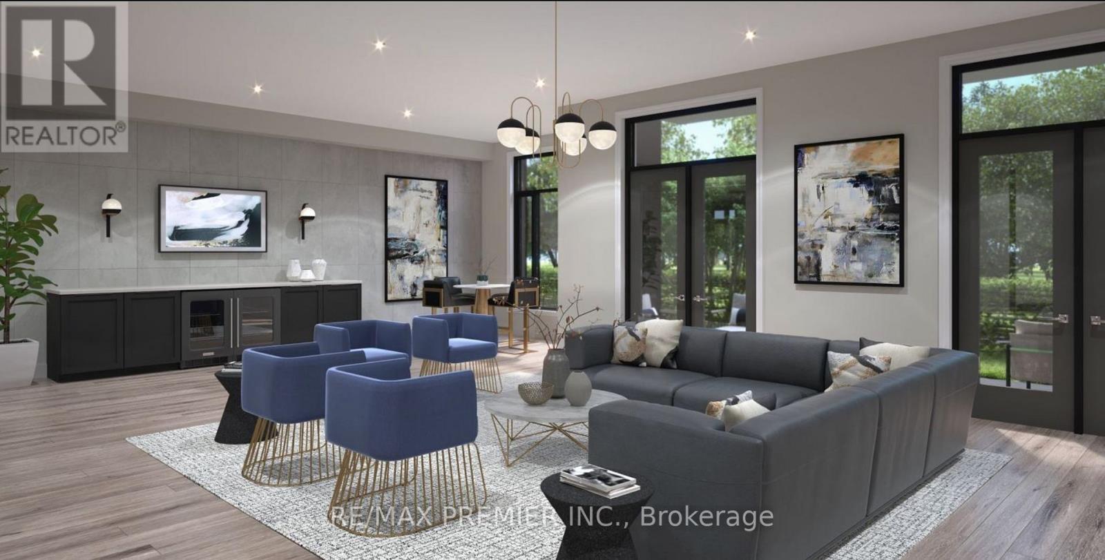 606 - 107 Roger Street, Waterloo, ON - Indoor Photo Showing Living Room