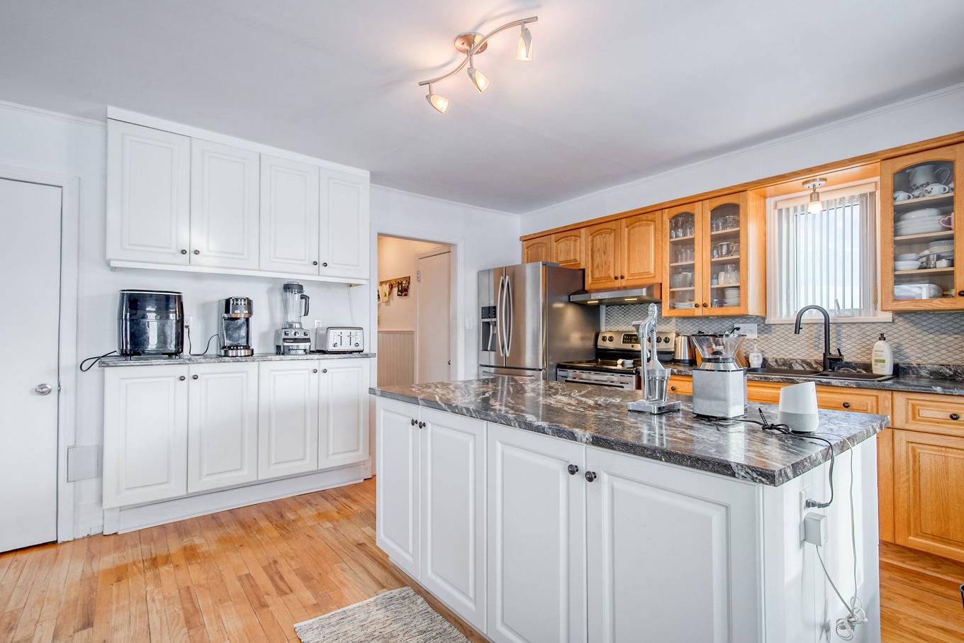 Kitchen - 467 Route 133, Pike River, QC - Indoor Photo Showing Kitchen With Double Sink
