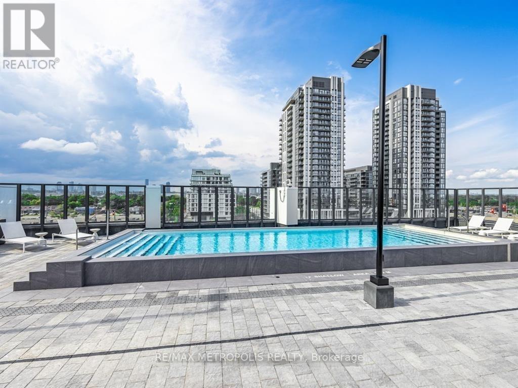 1205 - 36 Zorra Street, Toronto, ON - Outdoor With In Ground Pool