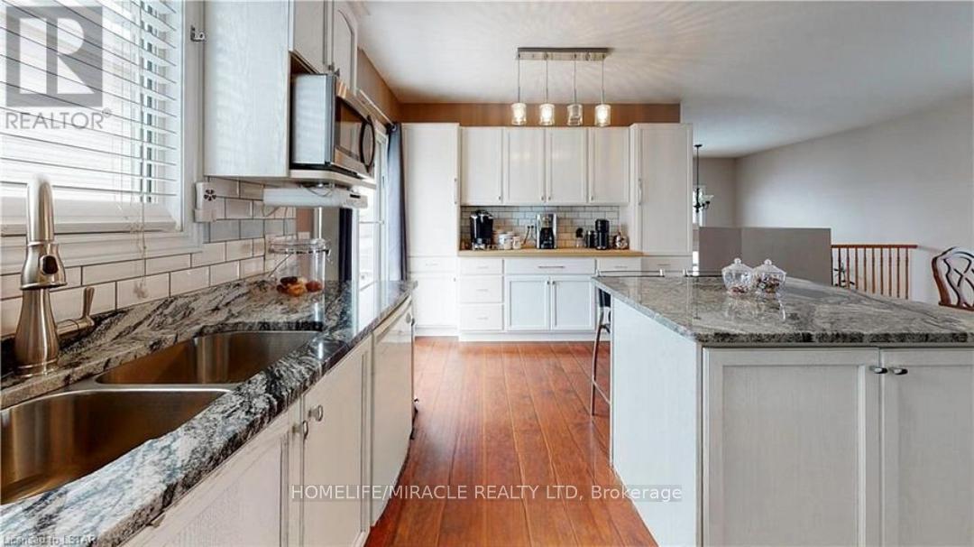 1859 Marconi Boulevard, London East, ON - Indoor Photo Showing Kitchen With Double Sink