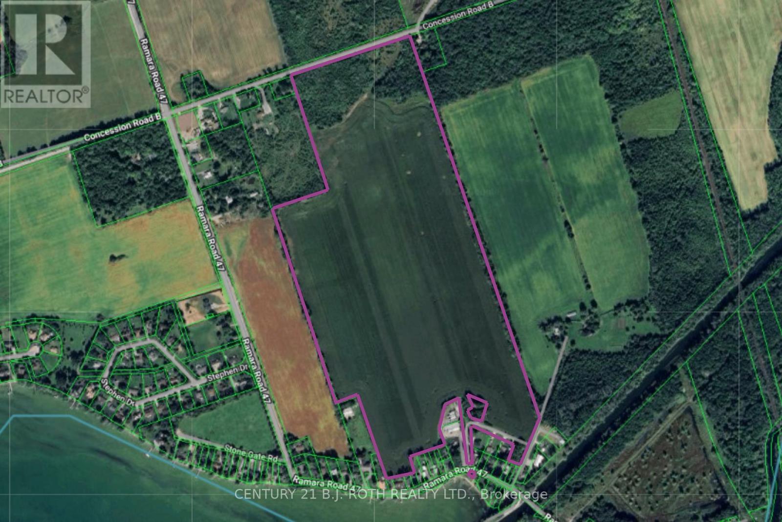 Approximate lot lines - 1273 Ramara Rd 47 Road, Ramara, ON