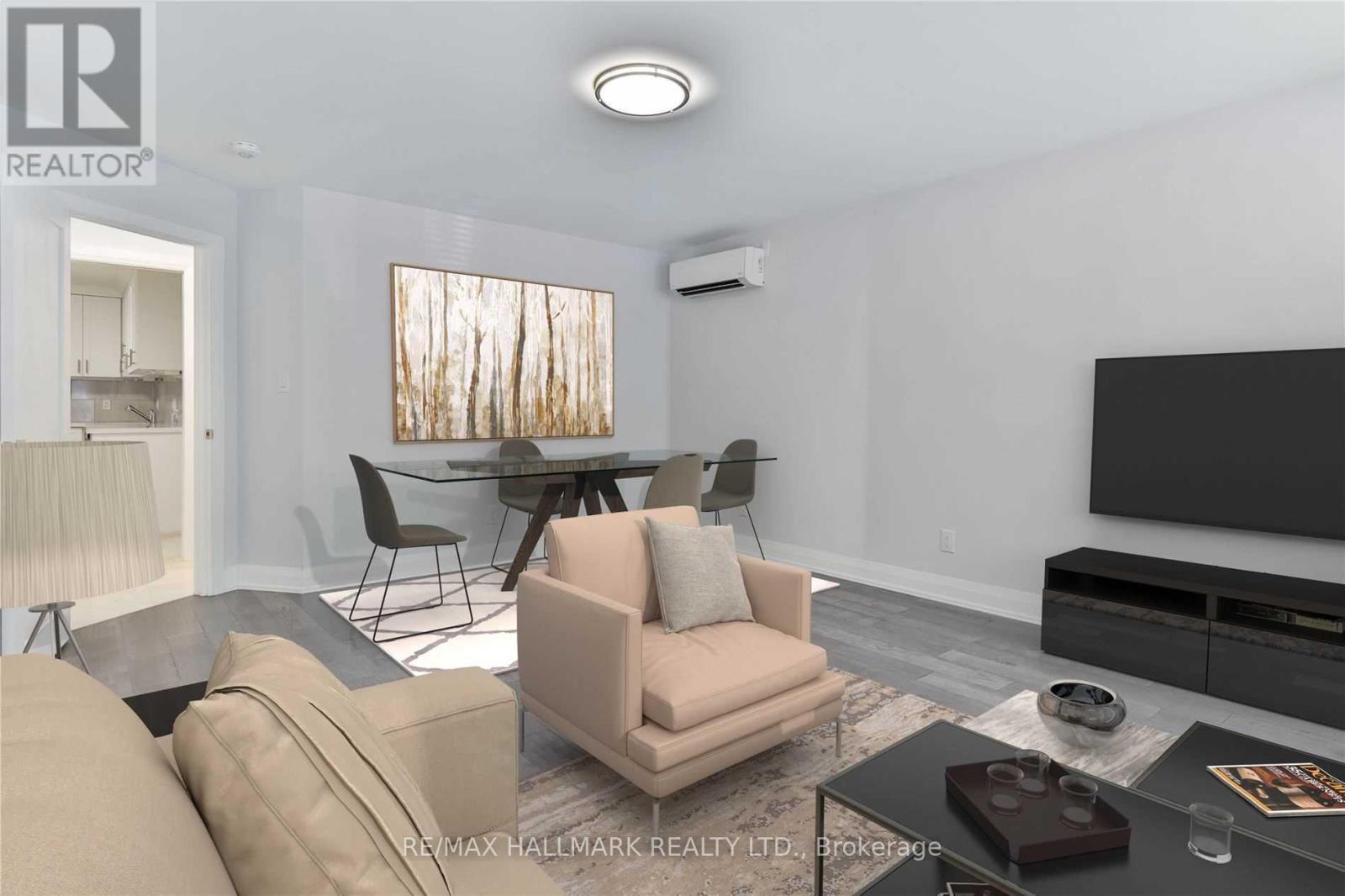 Virtually Staged - Main - 880 College Street, Toronto, ON - Indoor Photo Showing Living Room