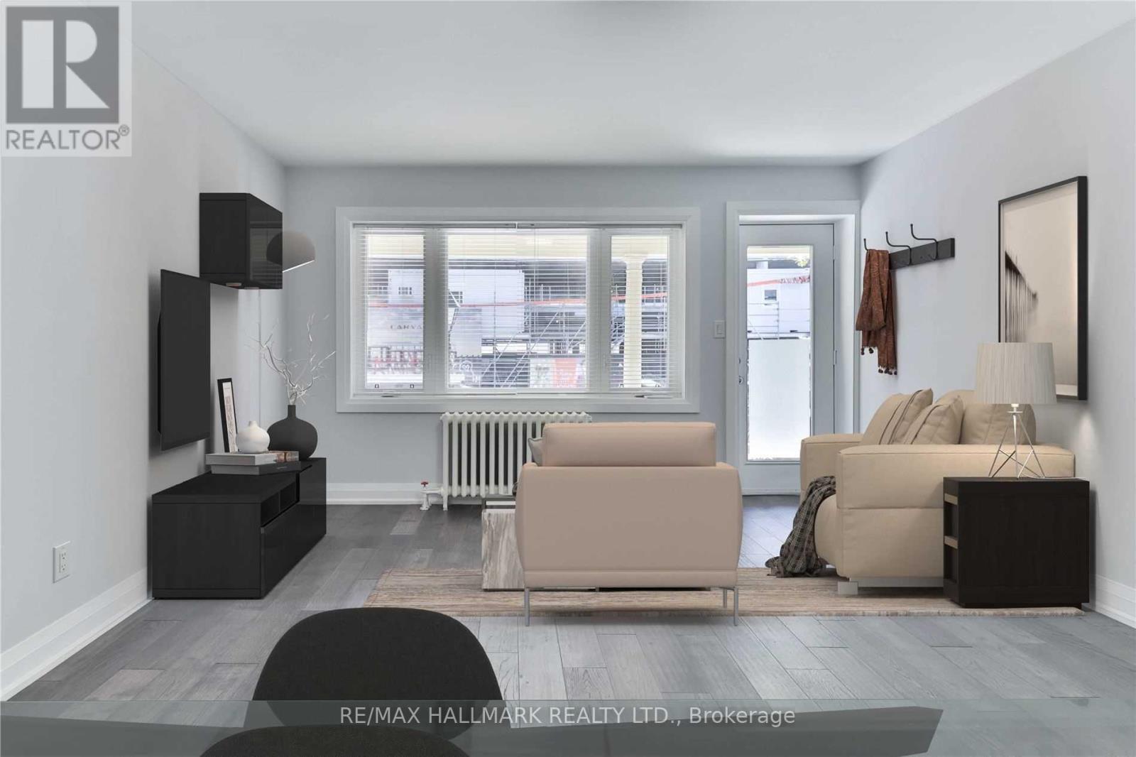 Virtually Staged - Main - 880 College Street, Toronto, ON - Indoor Photo Showing Living Room