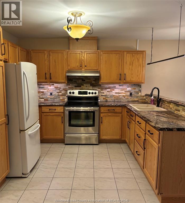 554 Rodfam Drive, Windsor, ON - Indoor Photo Showing Kitchen With Double Sink