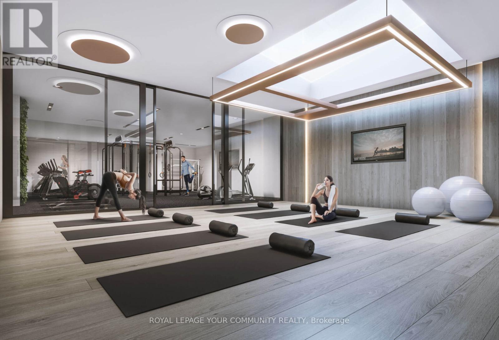 1517 - 15 Richardson Street, Toronto, ON - Indoor Photo Showing Gym Room