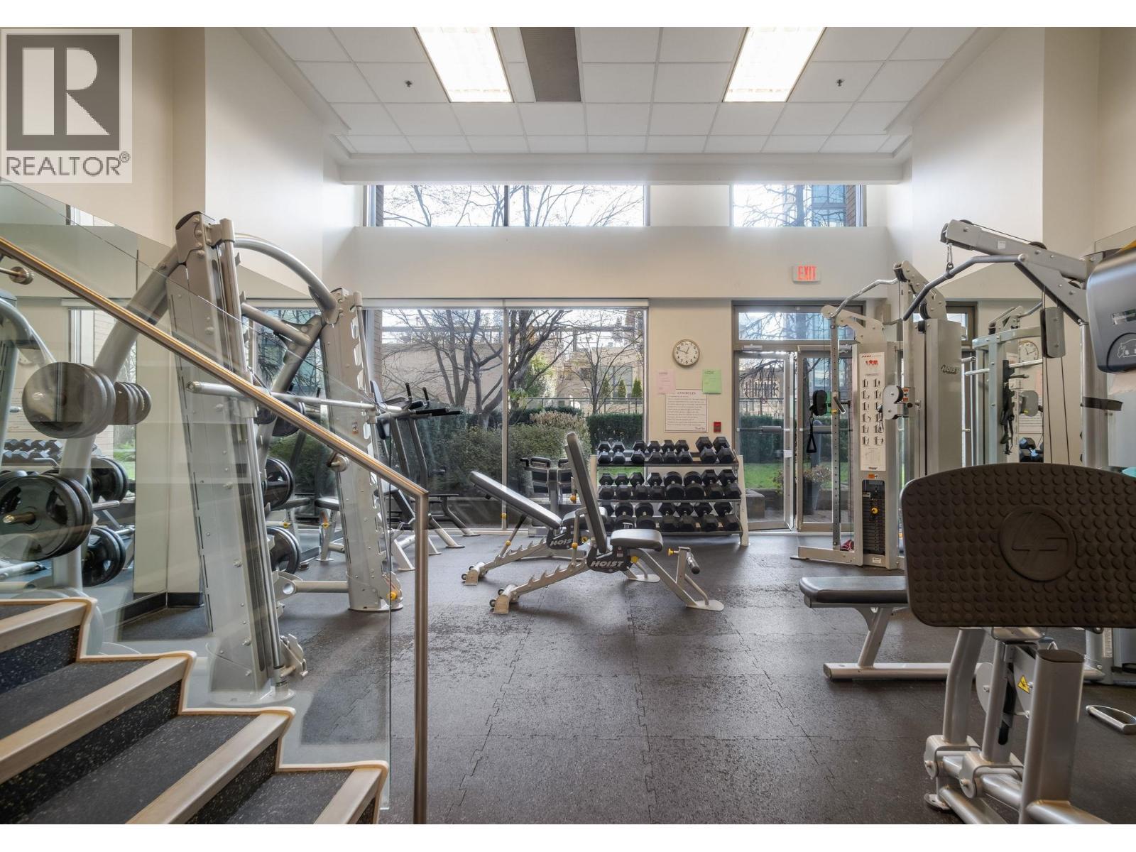 1202 1188 Richards Street, Vancouver, BC - Indoor Photo Showing Gym Room