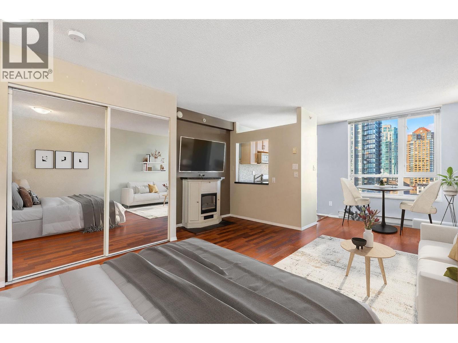 1202 1188 Richards Street, Vancouver, BC - Indoor Photo Showing Living Room