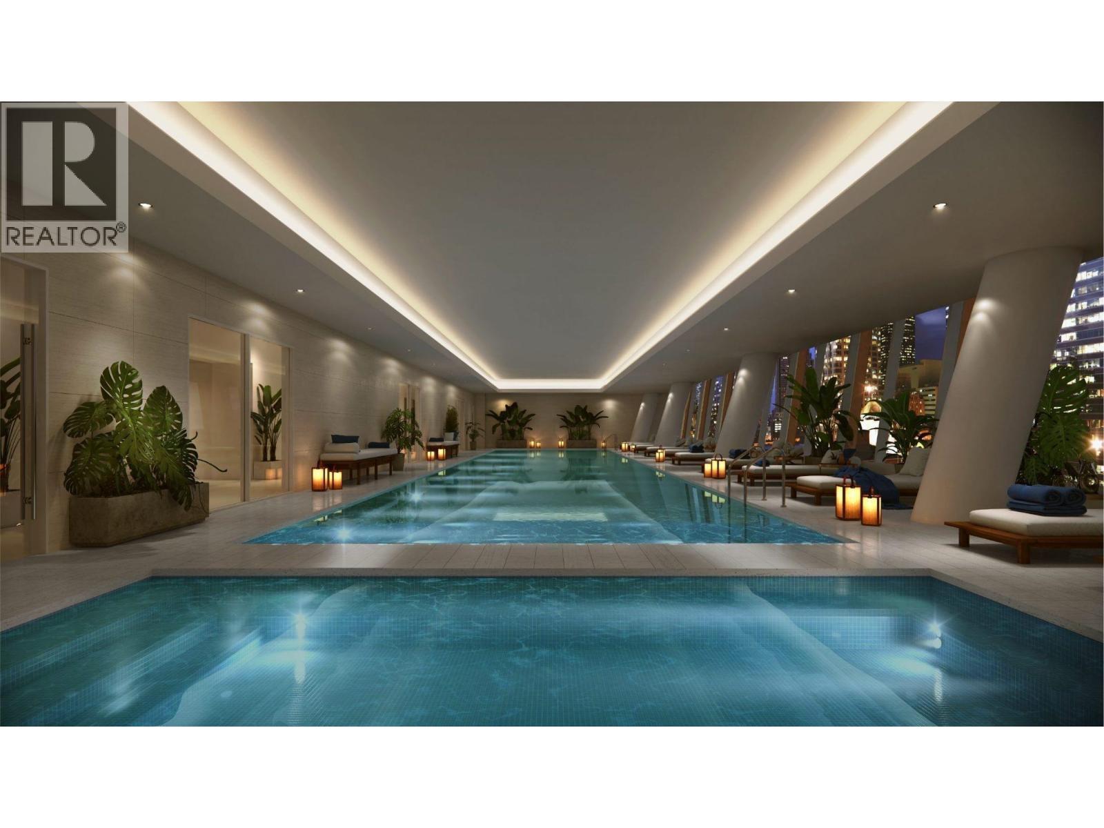 3403 1277 Hornby Street, Vancouver, BC - Indoor Photo Showing Other Room With In Ground Pool