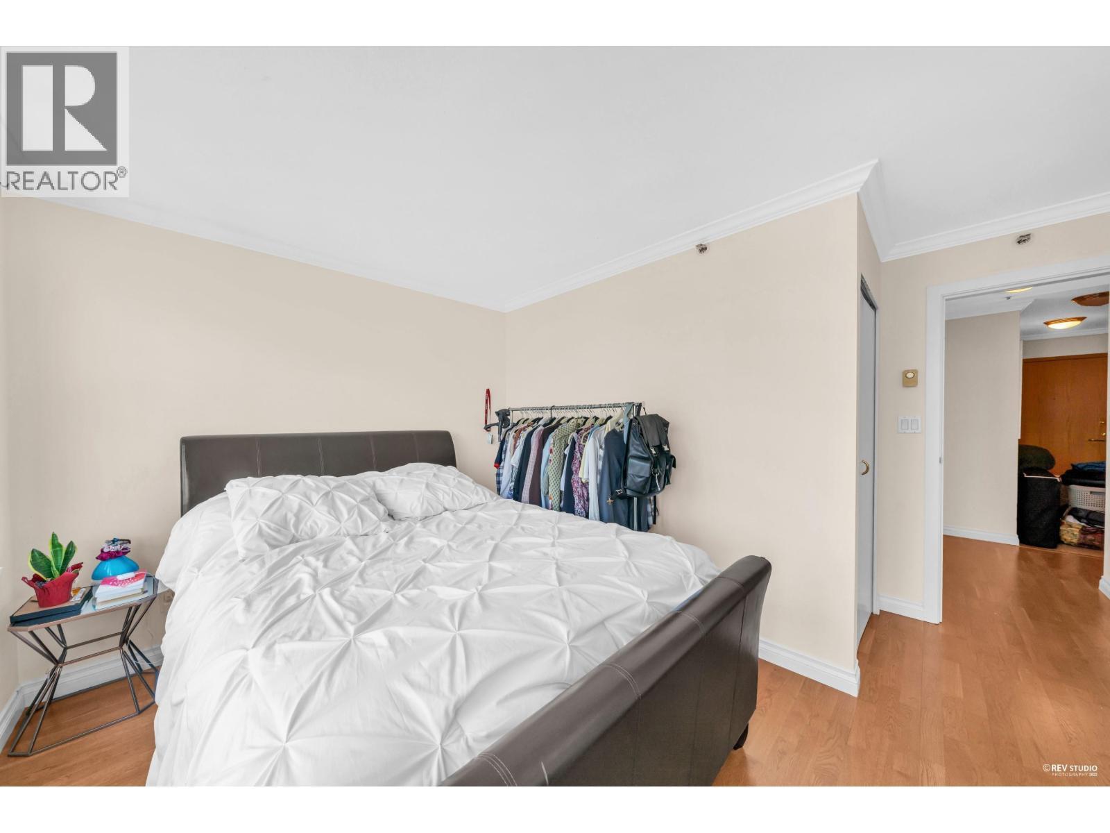 1708 1500 Hornby Street, Vancouver, BC - Indoor Photo Showing Bedroom