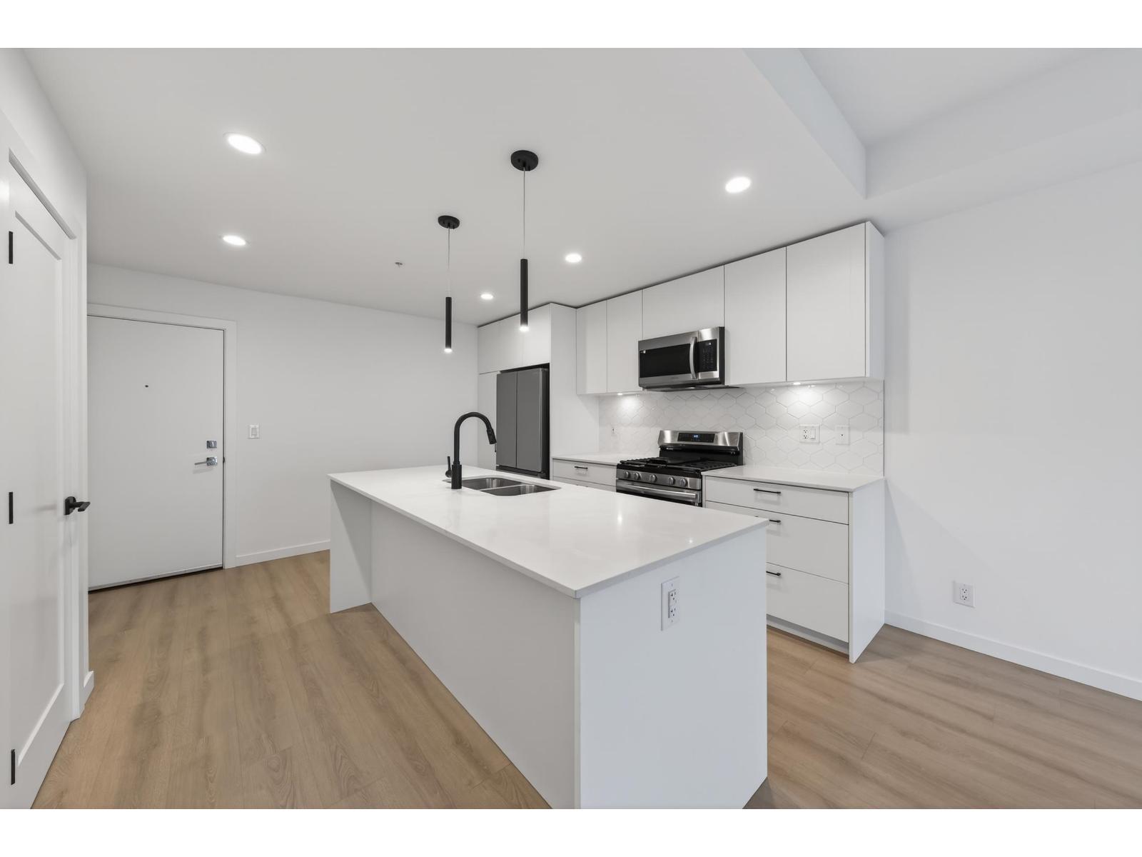 305 20077 84 Avenue, Langley, BC - Indoor Photo Showing Kitchen With Double Sink With Upgraded Kitchen