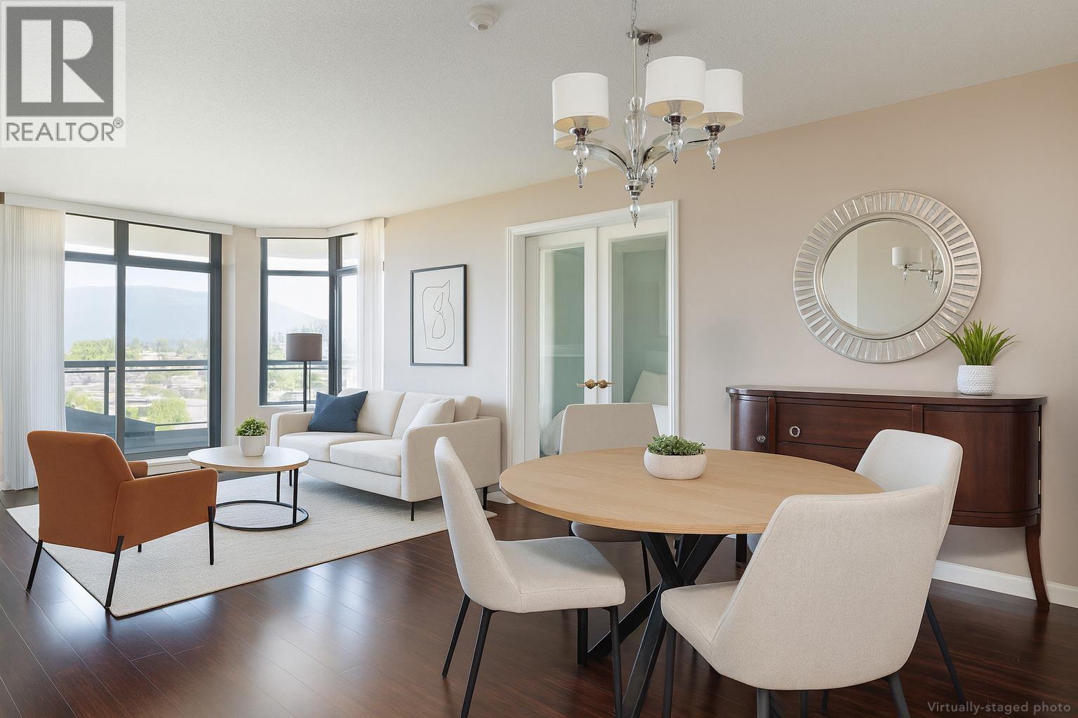 1301 4425 Halifax Street, Burnaby, BC - Indoor Photo Showing Dining Room