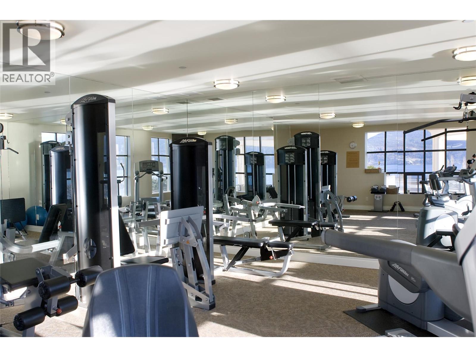 1288 Water Street Unit# 351 (C12), Kelowna, BC - Indoor Photo Showing Gym Room
