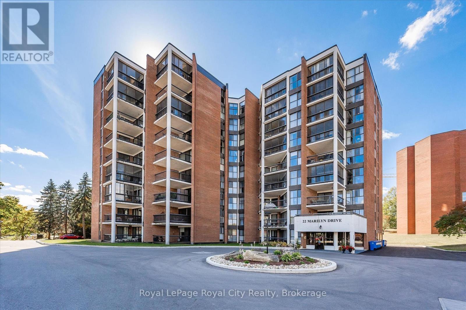 501 - 22 Marilyn Drive, Guelph (Riverside Park), ON - Outdoor With Balcony With Facade