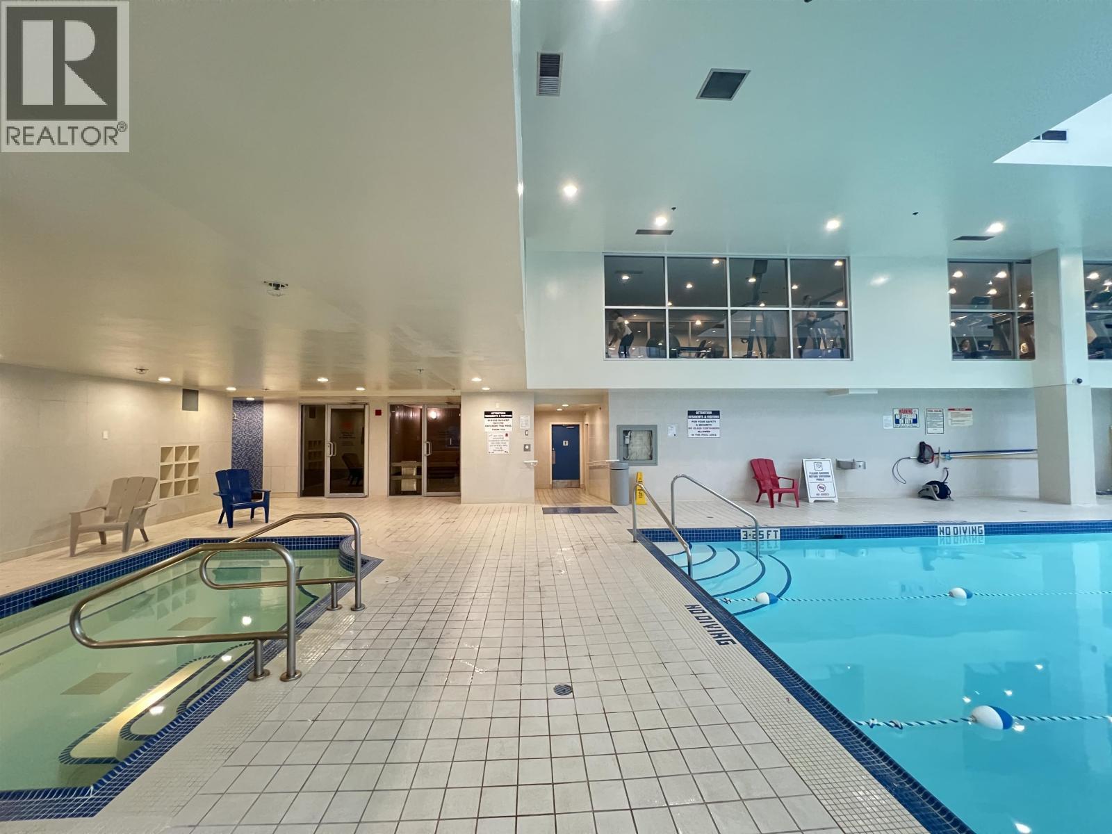 2301 161 W Georgia Street, Vancouver, BC - Indoor Photo Showing Other Room With In Ground Pool