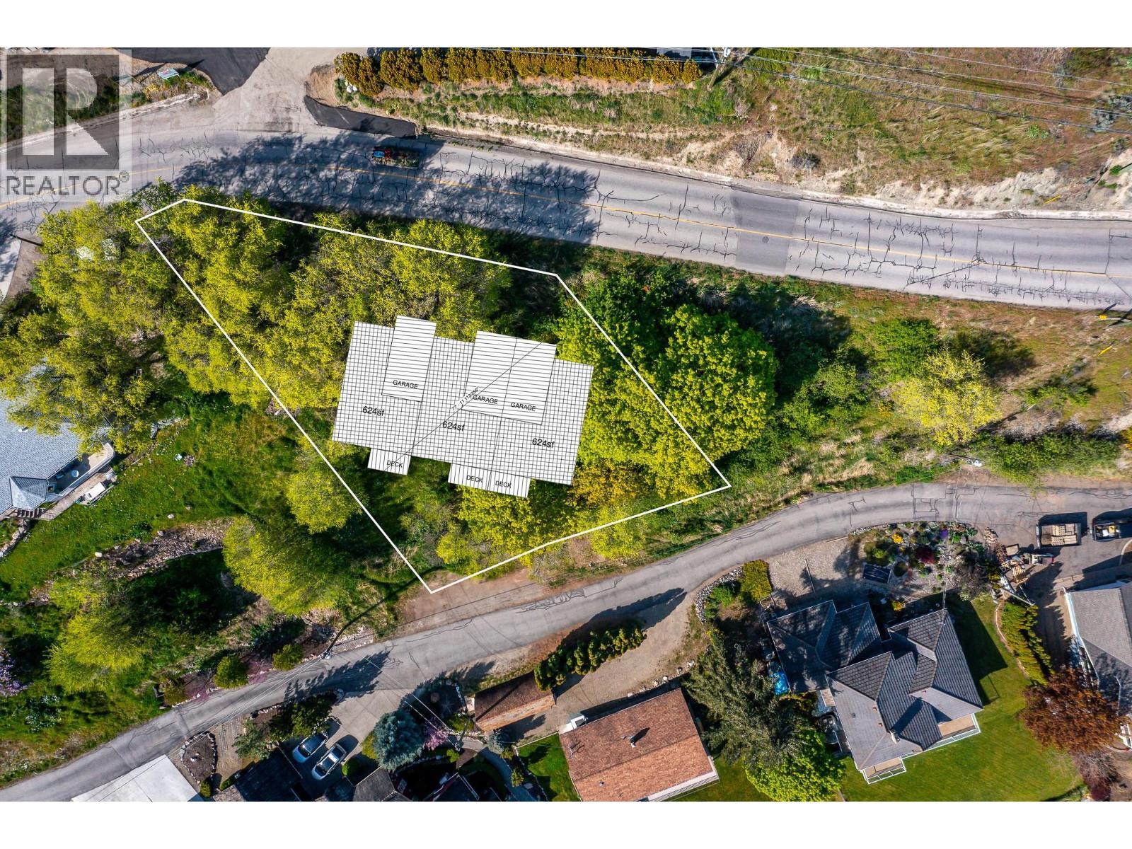 Sketch of a triplex (not approved) - 7328 Tronson Road, Vernon, BC