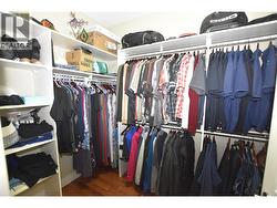 spacious walk in closet -