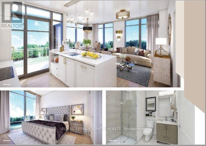 1605 - 24 Elm Drive, Mississauga, ON - Indoor Photo Showing Living Room