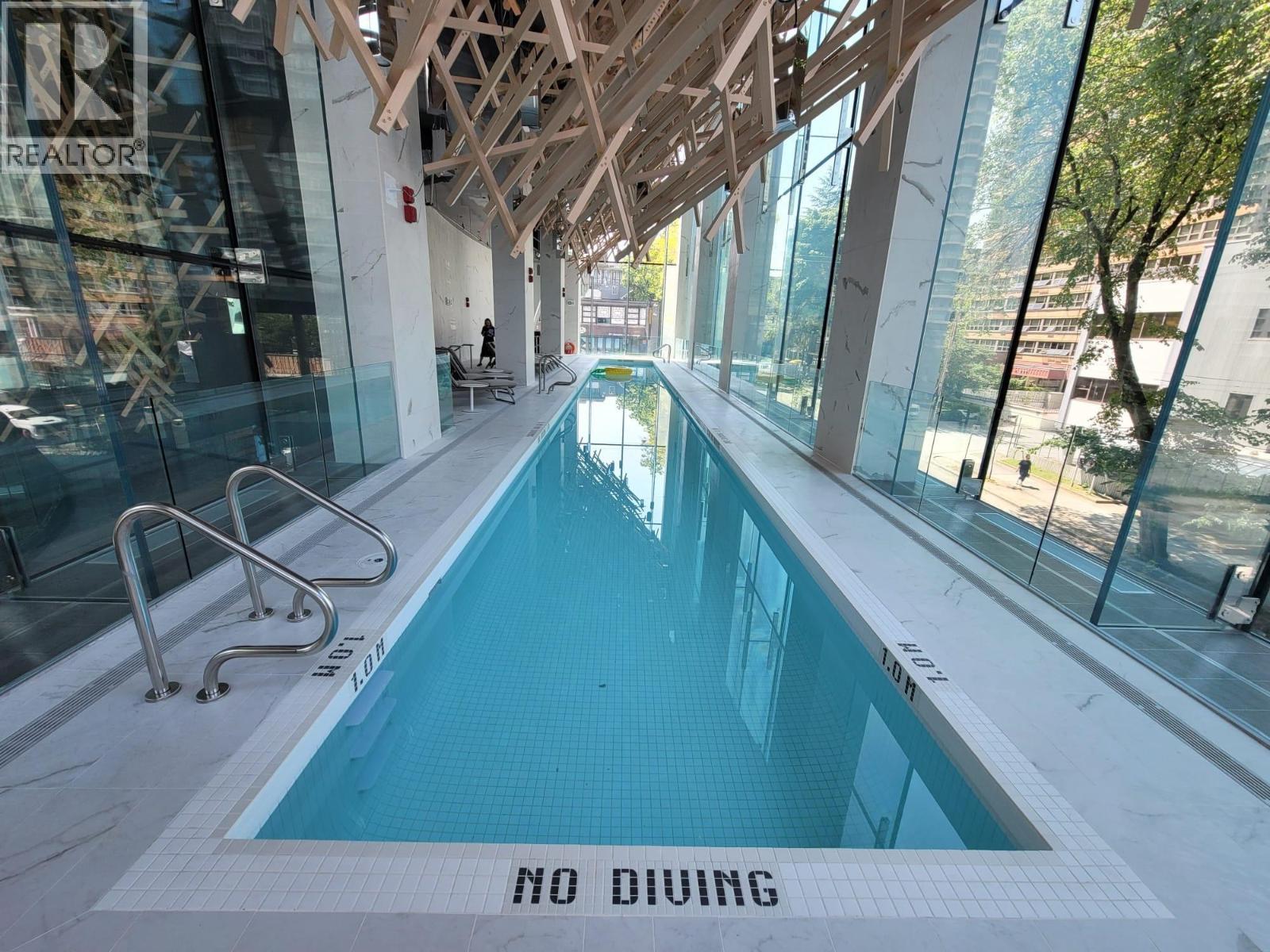 601 1568 Alberni Street, Vancouver, BC - Indoor Photo Showing Other Room With In Ground Pool