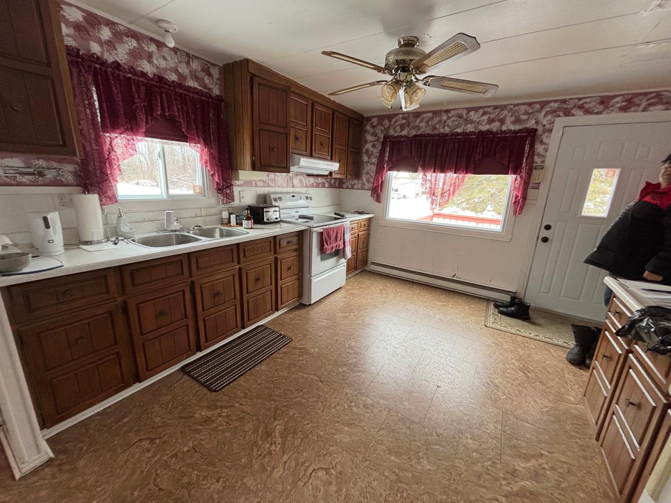 Cuisine - 5 Rue Aubin, Brownsburg-Chatham, QC - Indoor Photo Showing Kitchen With Double Sink