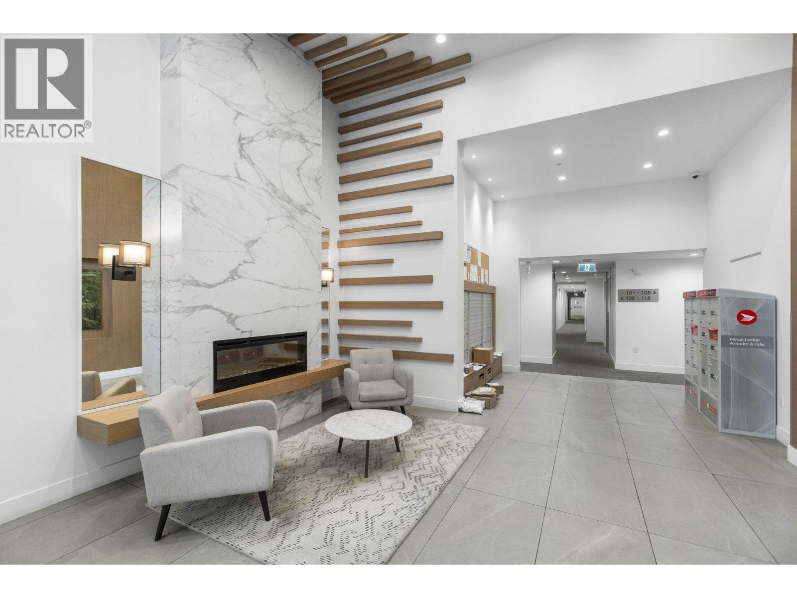 510 7579 16Th Street, Burnaby, BC - Indoor With Fireplace