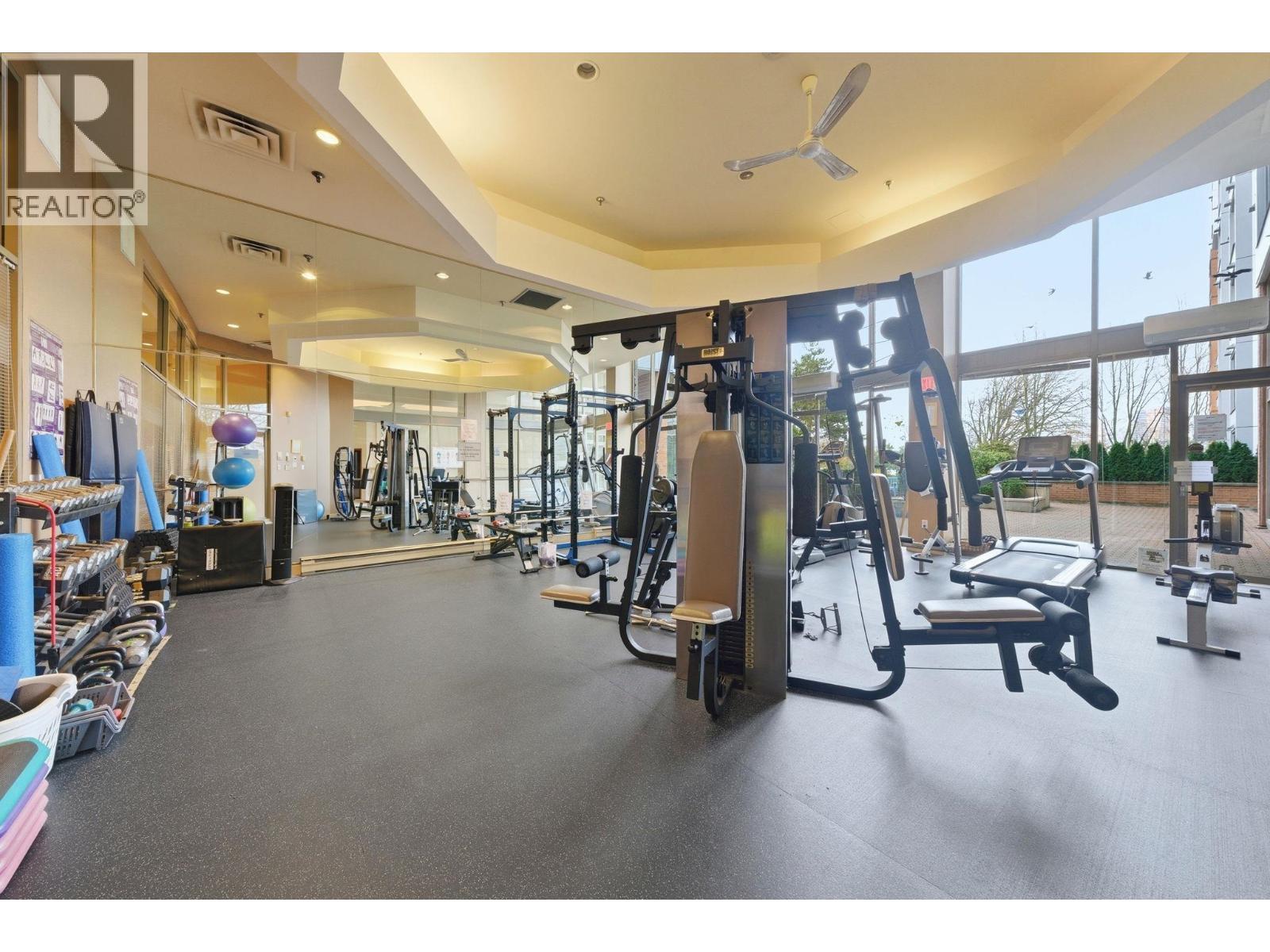 408 2201 Pine Street, Vancouver, BC - Indoor Photo Showing Gym Room