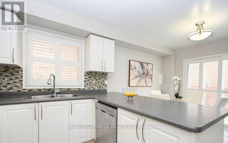13 Galveston Crescent, Brampton, ON - Indoor Photo Showing Kitchen With Double Sink