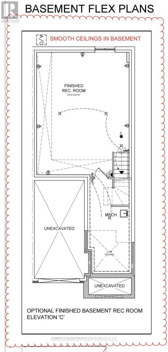 Layout: Basement (approx dimensions) - 746 Fairline Row, Ottawa, ON - Other