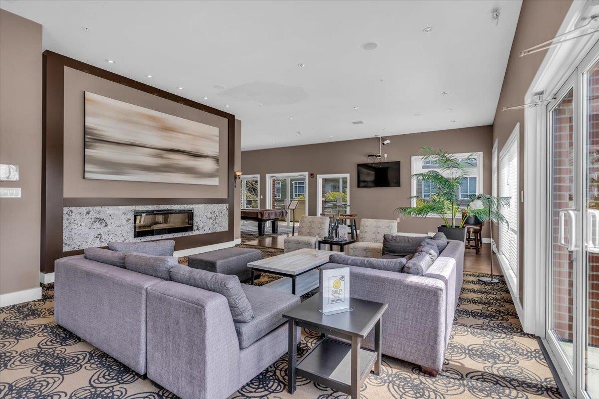A119 20211 66 Avenue, Langley, BC - Indoor Photo Showing Living Room With Fireplace