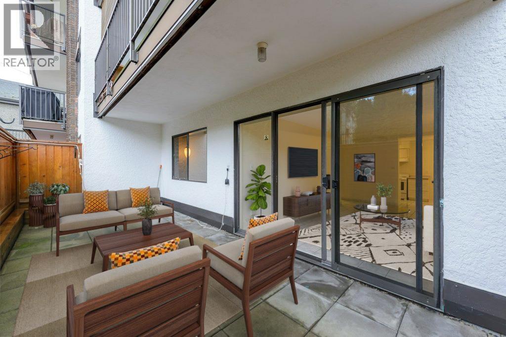 105 1585 E 4Th Avenue, Vancouver, BC - Outdoor With Deck Patio Veranda With Exterior